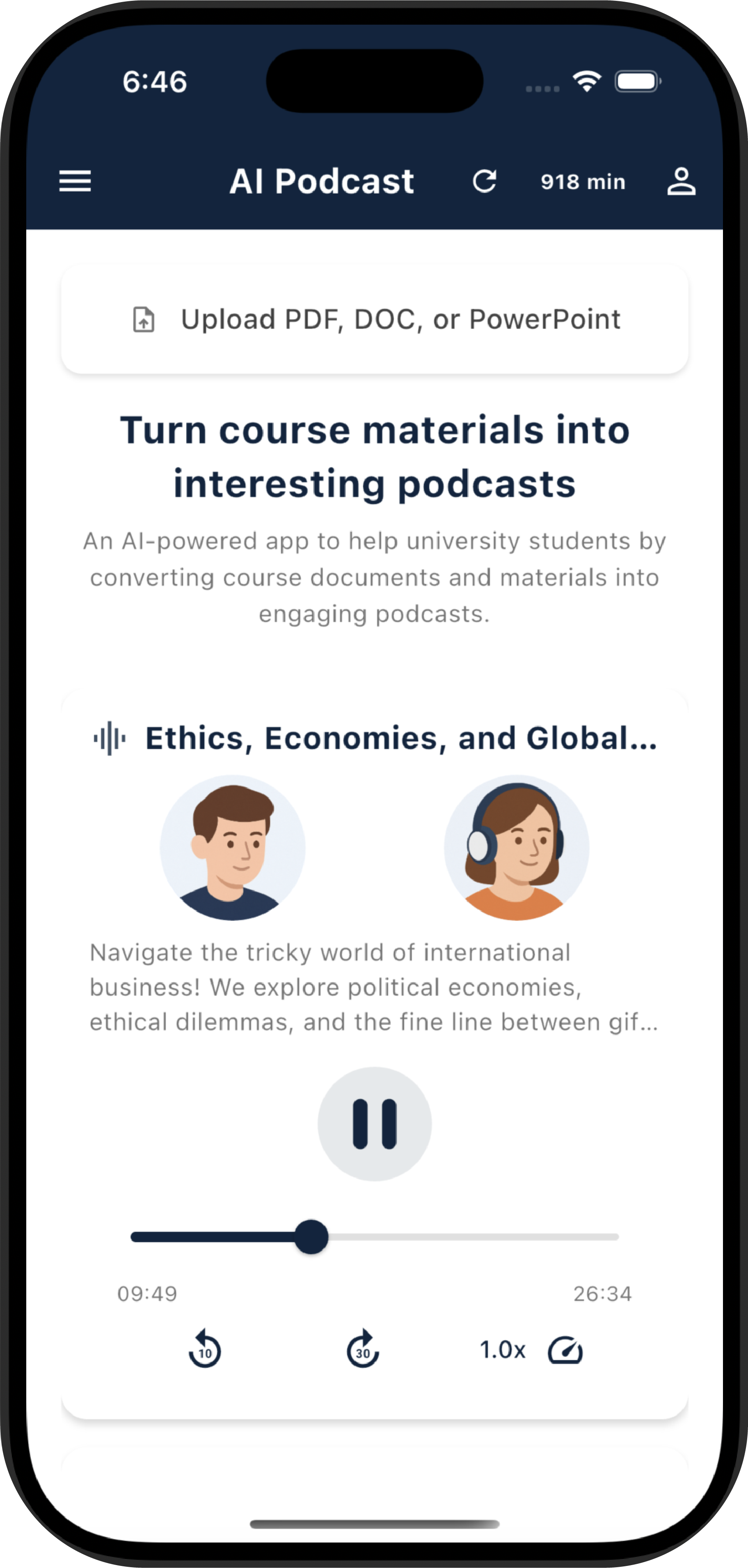Podix App Screenshot